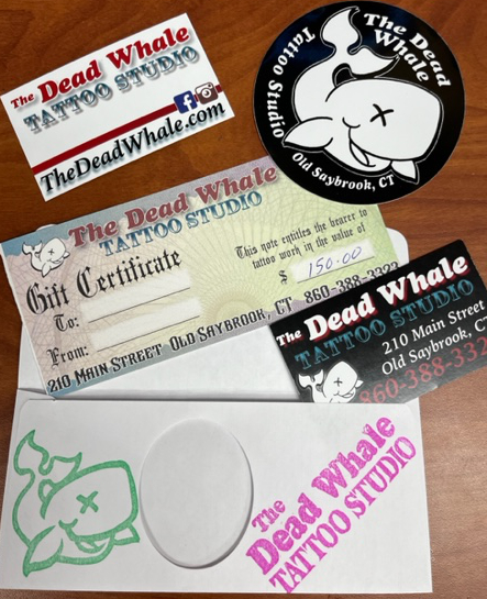 The Dead Whale Tattoo Studio, Custom Tattooing in Old Saybrook, Connecticut.